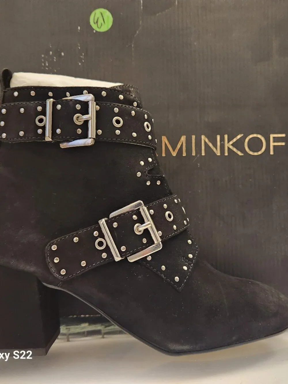 Rebecca Minkoff Logan Kid Suede Booties. NIB. Size 6